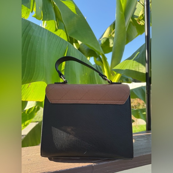 Dune London Two-Tone Black and Brown Bag - Picture 7 of 9